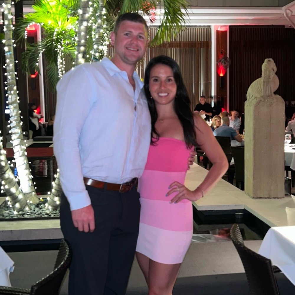 Pink Ombre Bodycon Dress
